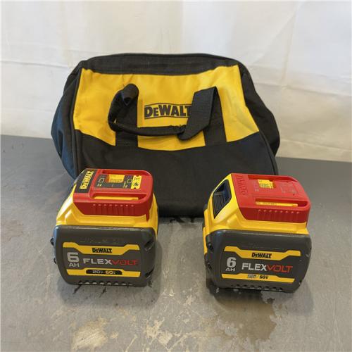 AS-IS - DEWALT FLEXVOLT 20-Volt/60-Volt MAX Lithium-Ion 6.0Ah Battery Pack (2-Pack)