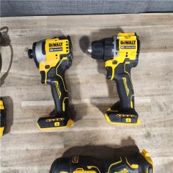 HOUSTON LOCATION - AS-IS DeWalt 20V MAX ATOMIC Cordless Brushless 3 Tool Combo Kit