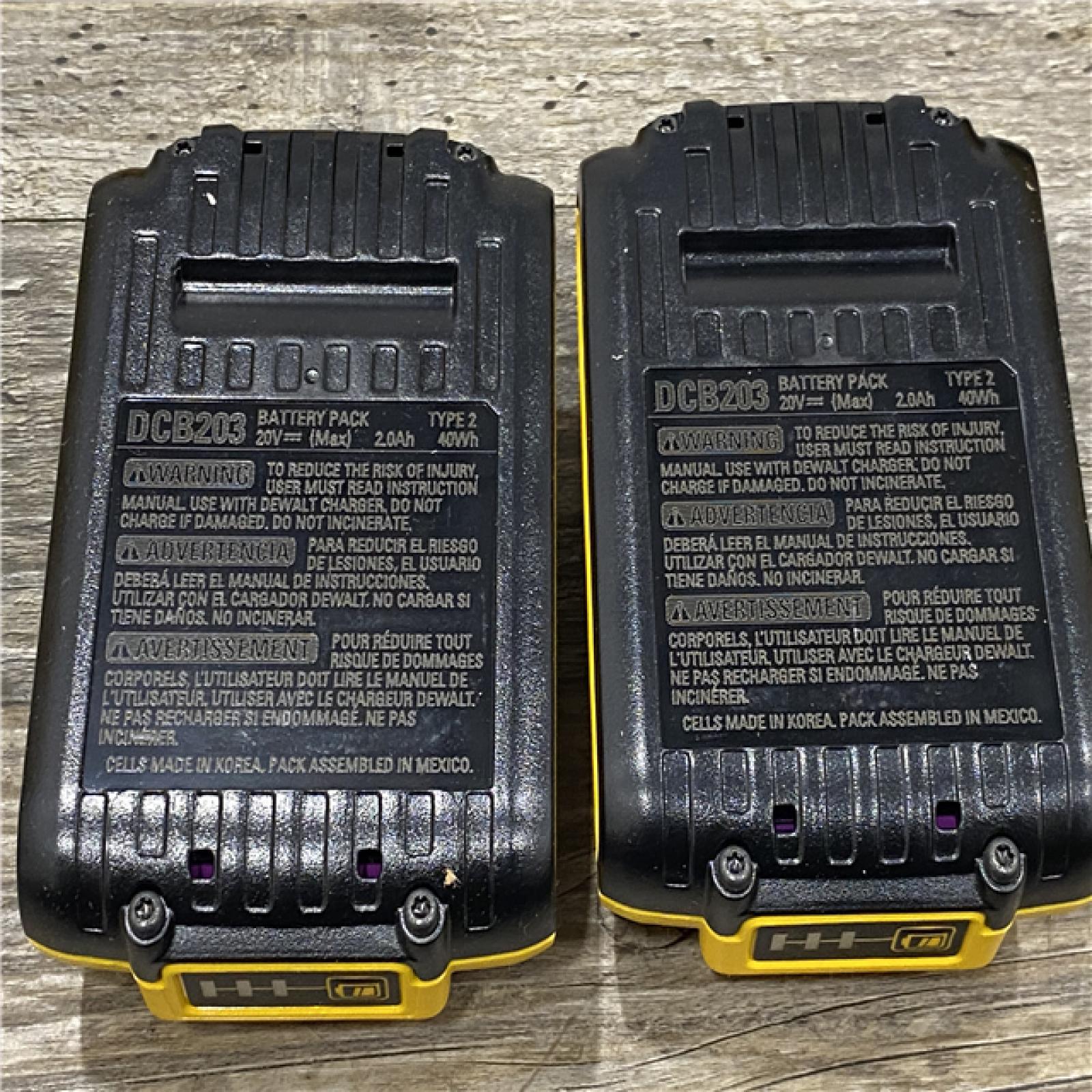 AS-IS DEWALT ATOMIC 20-Volt MAX Lithium-Ion Cordless Combo Kit