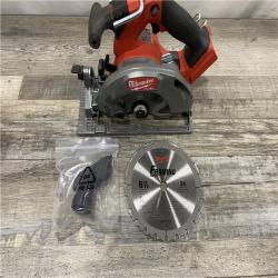 AS-IS Milwaukee FUEL 18V Lithium-Ion Brushless Cordless 6-1/2 in. Circular Saw (Tool-Only)