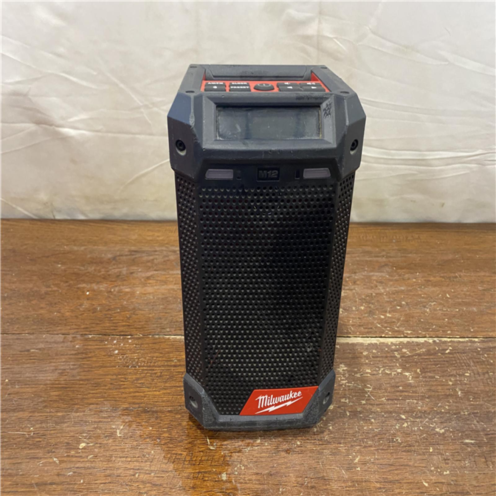 AS-IS Milwaukee 2951-20 M12 12V Bluetooth Speaker Radio/Charger - Bare Tool