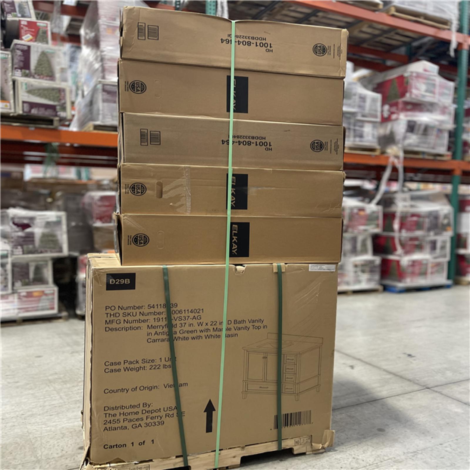 DALLAS LOCATION- AS-IS HOME IMPROVEMENT PALLET