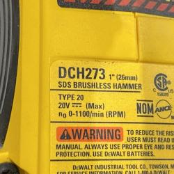 AS-IS DEWALT 20V MAX XR Cordless Brushless 1 in. SDS Plus L-Shape Rotary Hammer (Tool Only)