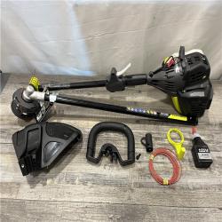 AS-IS RYOBI 4-Stroke 30 cc Attachment Capable Straight Shaft Gas Trimmer