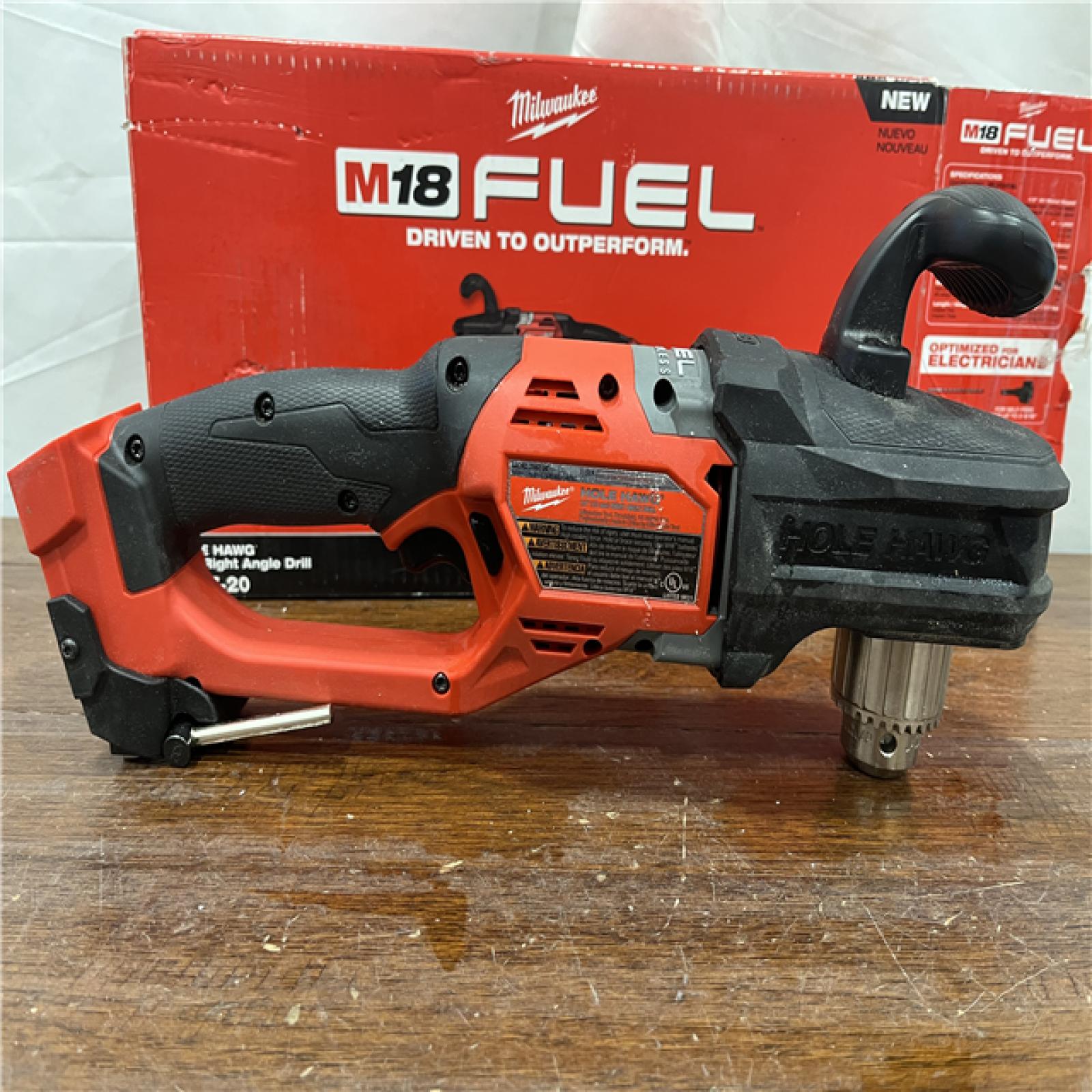 AS-IS Milwaukee M18 FUEL GEN II Brushless Cordless 1/2 in. Hole Hawg Right Angle Drill (Tool-Only)