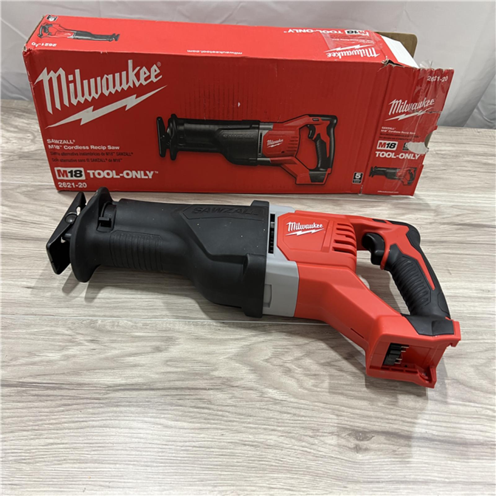 AS-IS Milwaukee M18 18V Lithium-Ion Cordless SAWZALL Reciprocating Saw (Tool-Only)