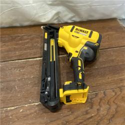 AS-IS DEWALT 20V MAX XR 15 Ga. Cordless 34 Deg Nailer 20 V
