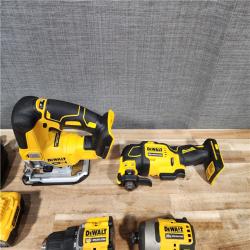 HOUSTON LOCATION - AS-IS DEWALT 4 TOOL COMBO KIT W/ (2) BATTERY & CHARGER