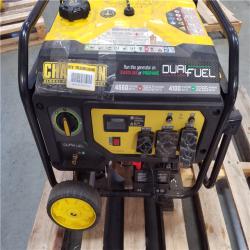 CALIFORNIA AS-IS CHAMPION DUAL FUEL PORTABLE GENERATOR