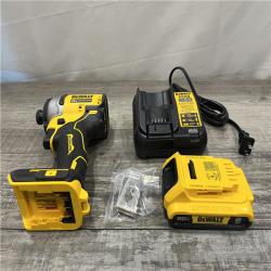 AS-IS DEWALT Atomic 20V Max Lithium-Ion Brushless Cordless Compact 1/4 in. Impact Driver Kit