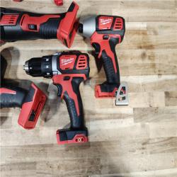 HOUSTON LOCATION - AS-IS MILWAUKEE 5 TOOL COMBO KIT W/ (2) BATTERY & CHARGER
