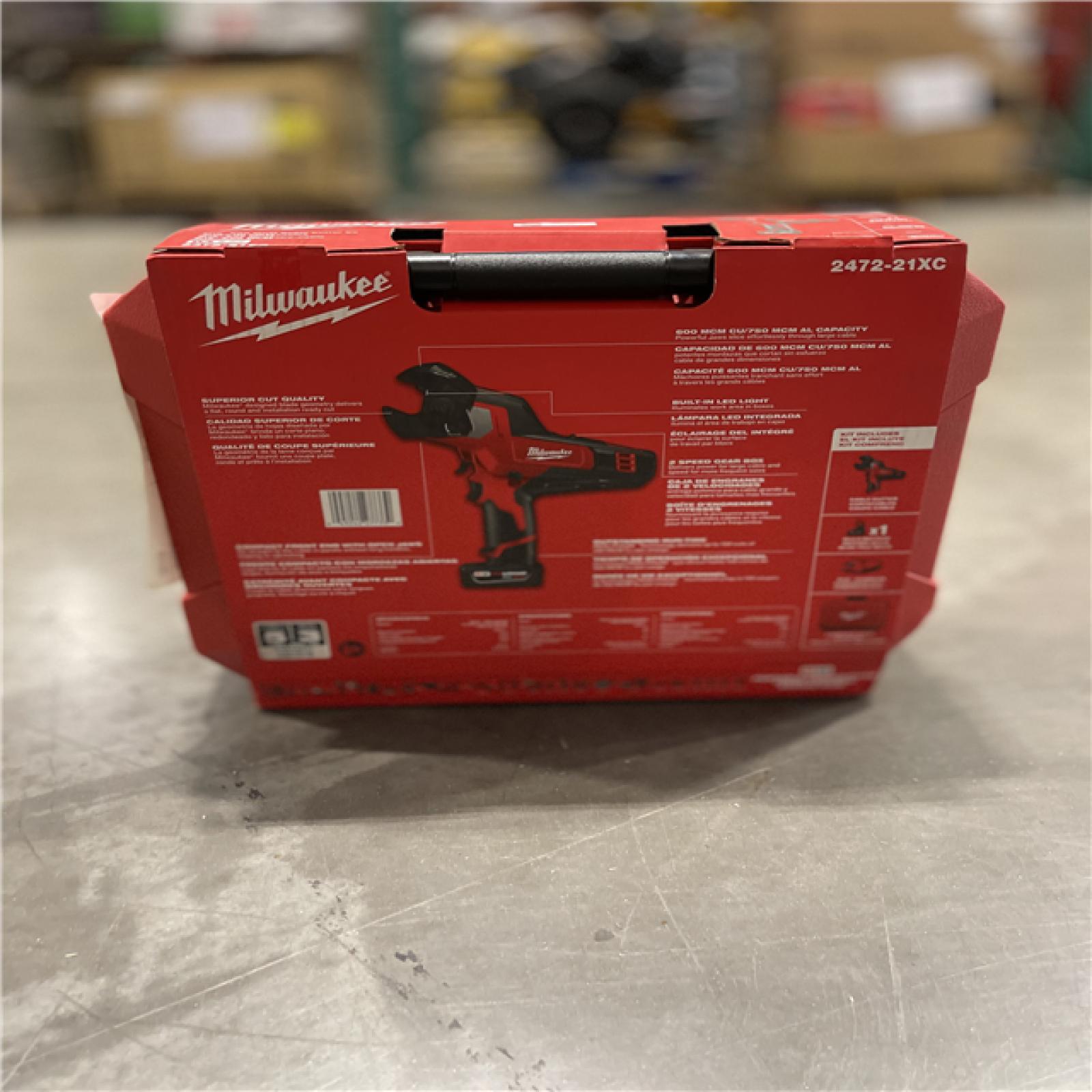 DALLAS LOCATION- NEW!- Milwaukee M12 600 MCM Cable Cutter Kit