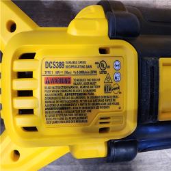 HOUSTON LOCATION - AS-IS DeWalt DCS389B FLEXVOLT 60V MAX Cordless Brushless Reciprocating Saw (Tool-Only)