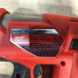 HOUSTON LOCATION - AS-IS Milwaukee FUEL 12-Volt Lithium-Ion Brushless Cordless 18-Gauge 1-1/2 in. Compact Brad Nailer (Tool Only)