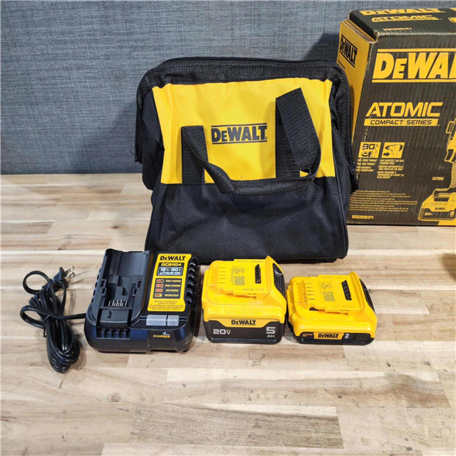 HOUSTON LOCATION - AS-IS DEWALT ATOMIC 20V MAX Lithium-Ion Cordless 2-Tool Combo Kit