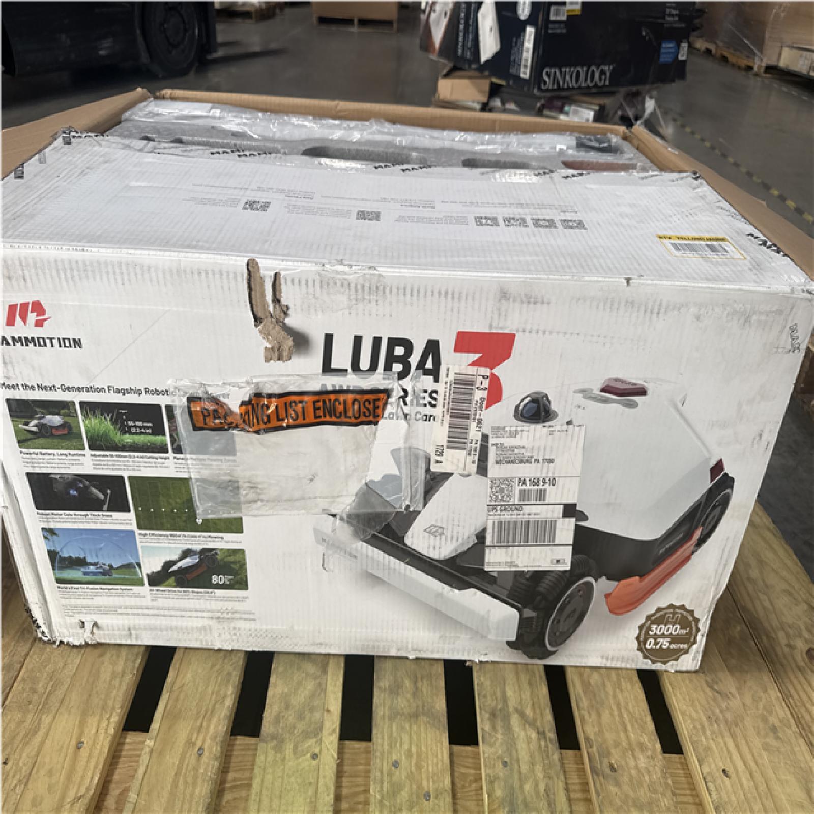 CALIFORNIA AS IS MAMMOTION LUBA 3 AWD