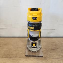 AS-IS- DEWALT 20V MAX XR Lithium-Ion Brushless Cordless Compact Router (Tool Only)