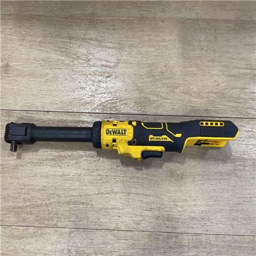 AS-IS DEWALT ATOMIC 20V MAX 3/8 in. Extended Reach Cordless Ratchet (Tool Only)