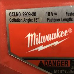 AS-IS Milwaukee FUEL 18-Volt Lithium-Ion Brushless Cordless Coil Roofing Nailer (Tool Only)