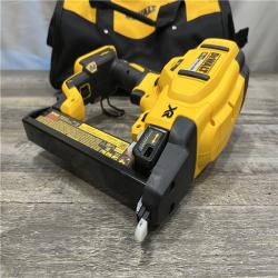 AS-IS DEWALT 20V MAX XR Lithium-Ion Cordless 18-Gauge Narrow Crown Stapler Kit