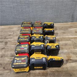 HOUSTON LOCATION - AS-IS DEWALT BATTERY PACK QTY - 15