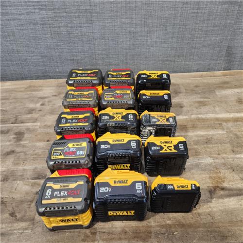 HOUSTON LOCATION - AS-IS DEWALT BATTERY PACK QTY - 15