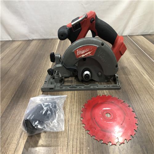 AS-IS Milwaukee FUEL 18V Lithium-Ion Brushless Cordless 6-1/2 in. Circular Saw (Tool-Only)