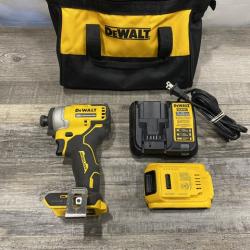 AS-IS DEWALT Atomic 20V Max Lithium-Ion Brushless Cordless Compact 1/4 in. Impact Driver Kit