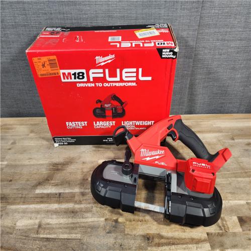 HOUSTON LOCATION - AS-IS Milwaukee M18 Fuel 3-1/4  18V Brushless Compact Band Saw 2829-20 (Bare Tool)