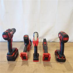AS-IS- M18 18V Lithium-Ion Cordless Combo Kit (5-Tool) with (2) Batteries  Charger and Tool Bag