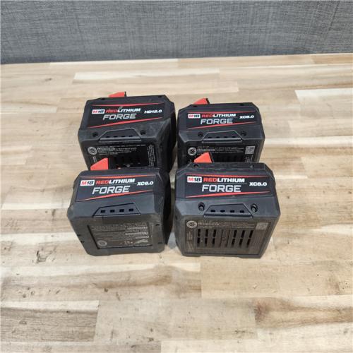 HOUSTON LOCATION - AS-IS MILWAUKEE FORGE BATTERY PACK QTY - 4