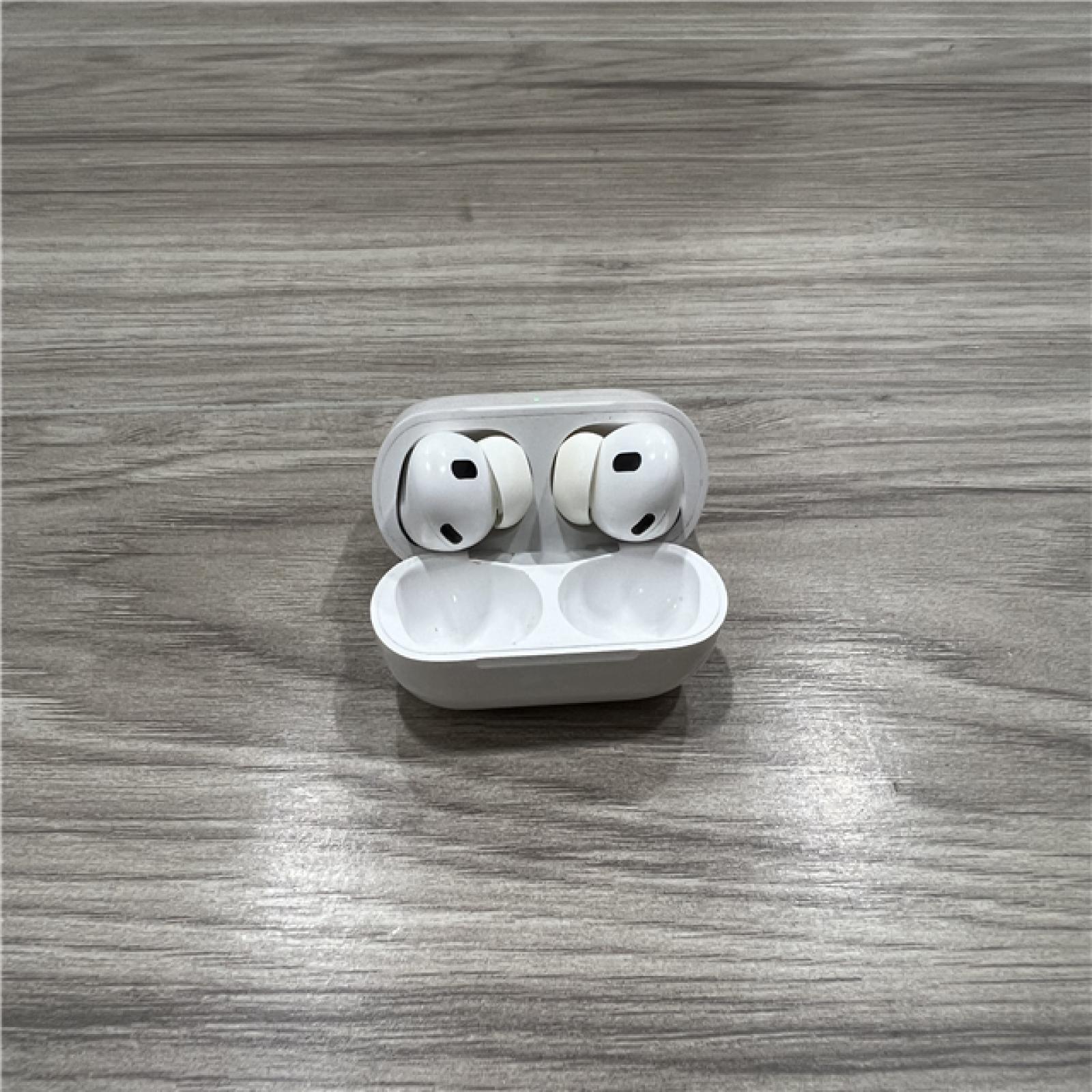 AS-IS Apple AirPods Pro (2nd Generation) with the USB-C MagSafe Charging Case