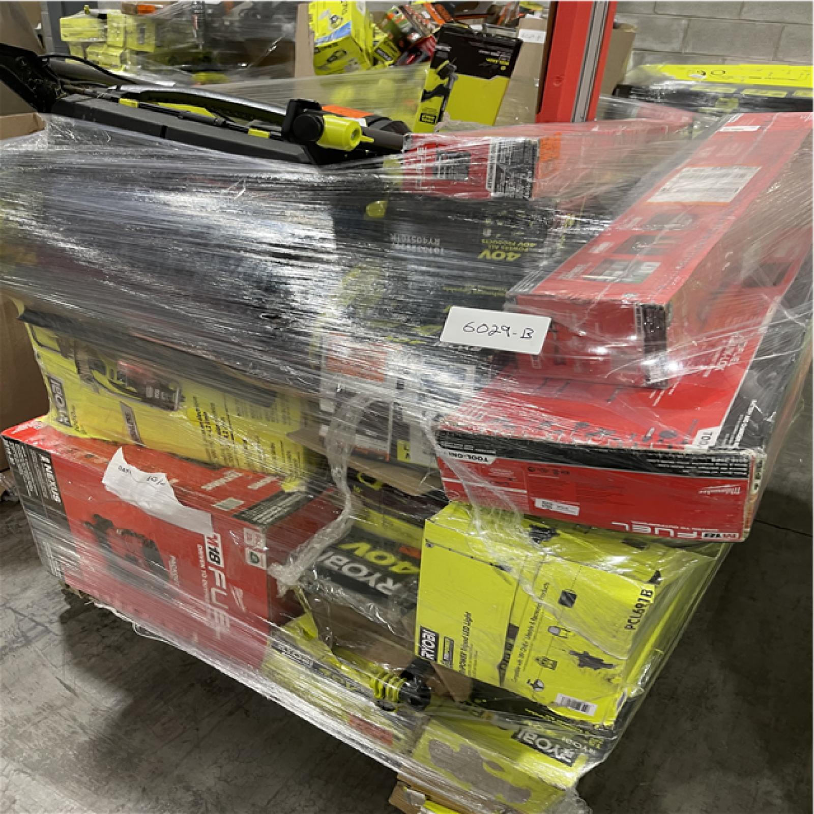 Pittston Location As-Is Power Tools Partial Truckload (11 Pallets) 6029-B