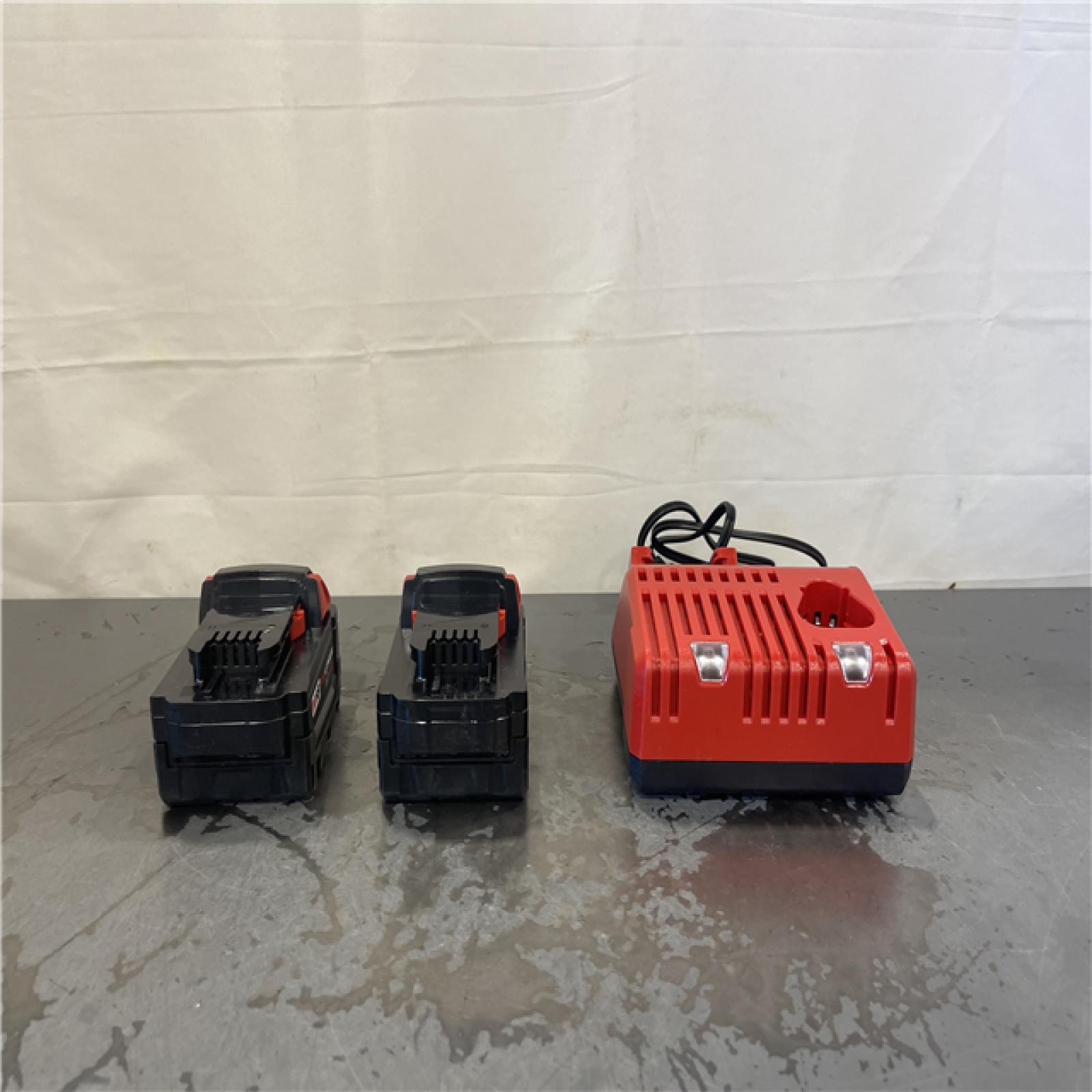 AS-IS- M18 18-Volt Lithium-Ion XC Starter Kit with Two 5.0Ah Batteries and Charger