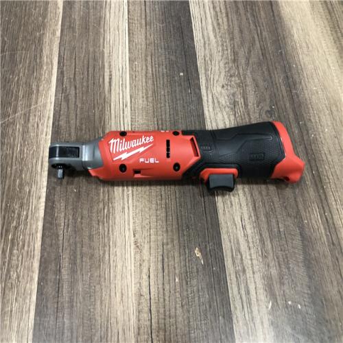 AS-IS Milwaukee  FUEL 12V Lithium-Ion Compact 1/4 in. Cordless Ratchet (Tool-Only)