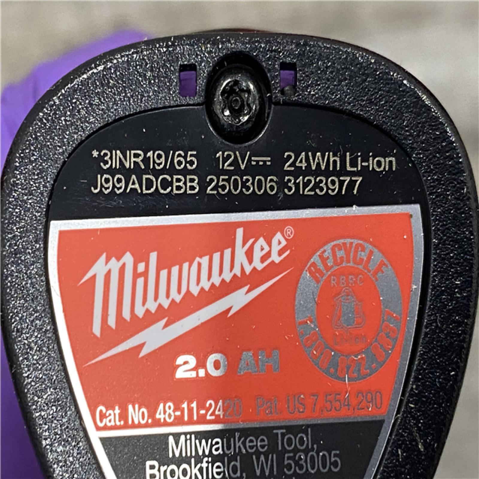 AS-IS Milwaukee FUEL 12-Volt Lithium-Ion Brushless Cordless Hammer Drill and Impact Driver Combo Kit