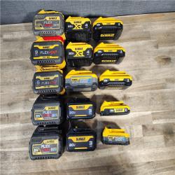 HOUSTON LOCATION - AS-IS DEWALT BATTERY PACK QTY - 15