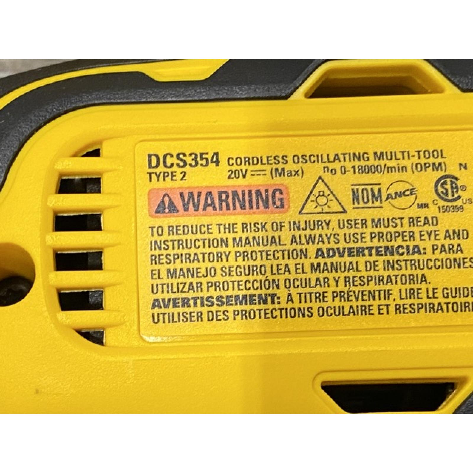 AS-IS DEWALT ATOMIC 20-Volt Lithium-Ion Cordless Brushless (4-Tool) Combo Kit
