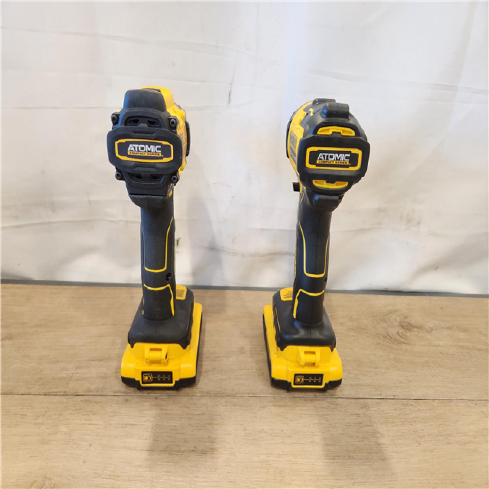 AS-IS- DEWALT ATOMIC 20-Volt MAX Lithium-Ion Cordless (2-Tool) Combo Kit