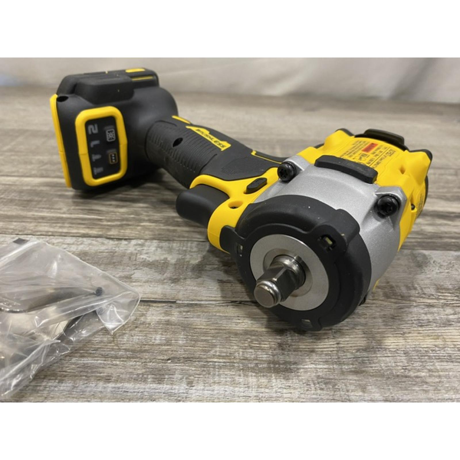 AS-IS DEWALT ATOMIC 20V MAX Cordless Brushless 3/8 in.Variable Speed Impact Wrench (Tool Only)