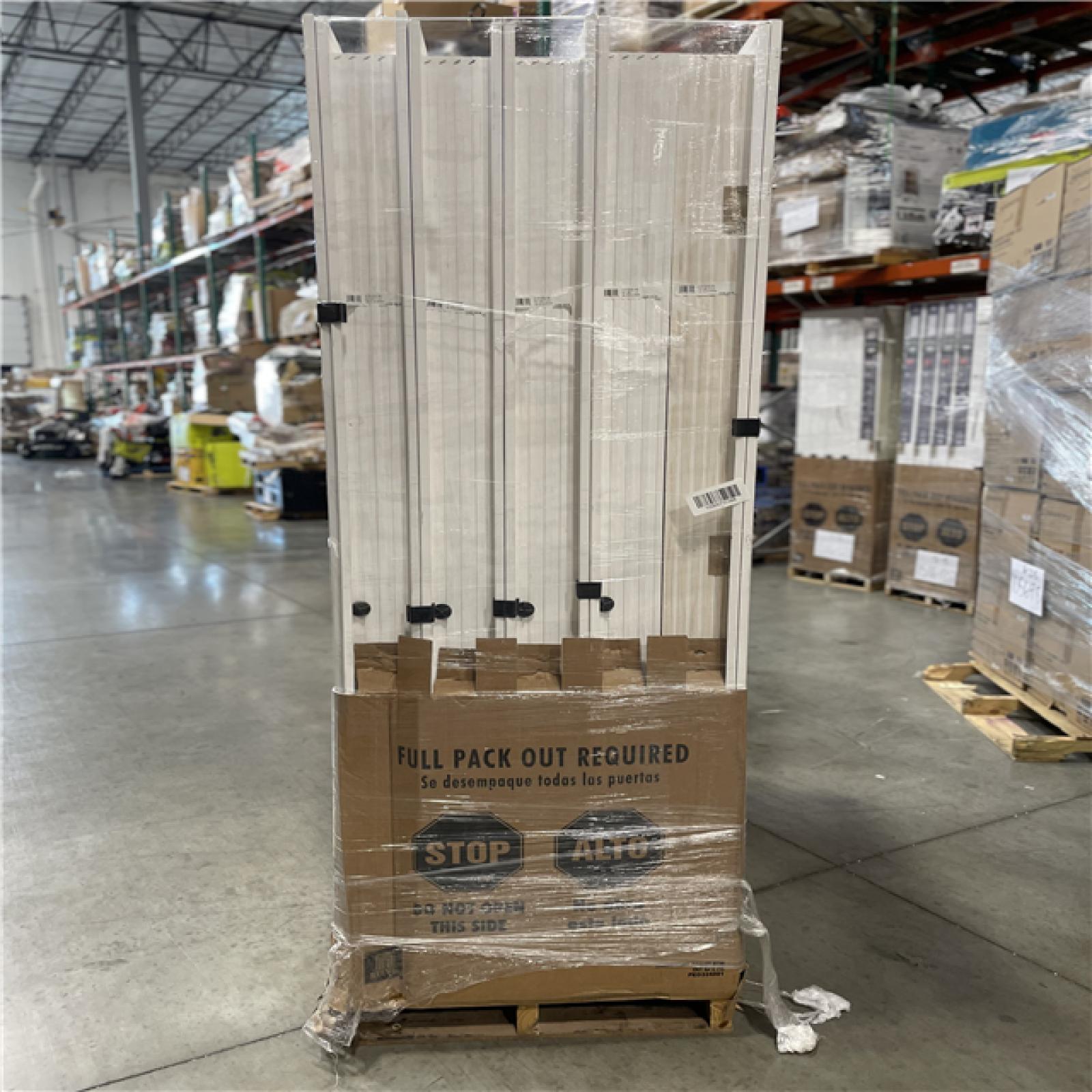 DALLAS LOCATION - 36 in. x 80 in. RH2P Sqtop Hollow Core White Primed Composite Smooth Single Prehung Interior Door w/356 Casing Blk-Hinge PALLET-(5 UNITS)