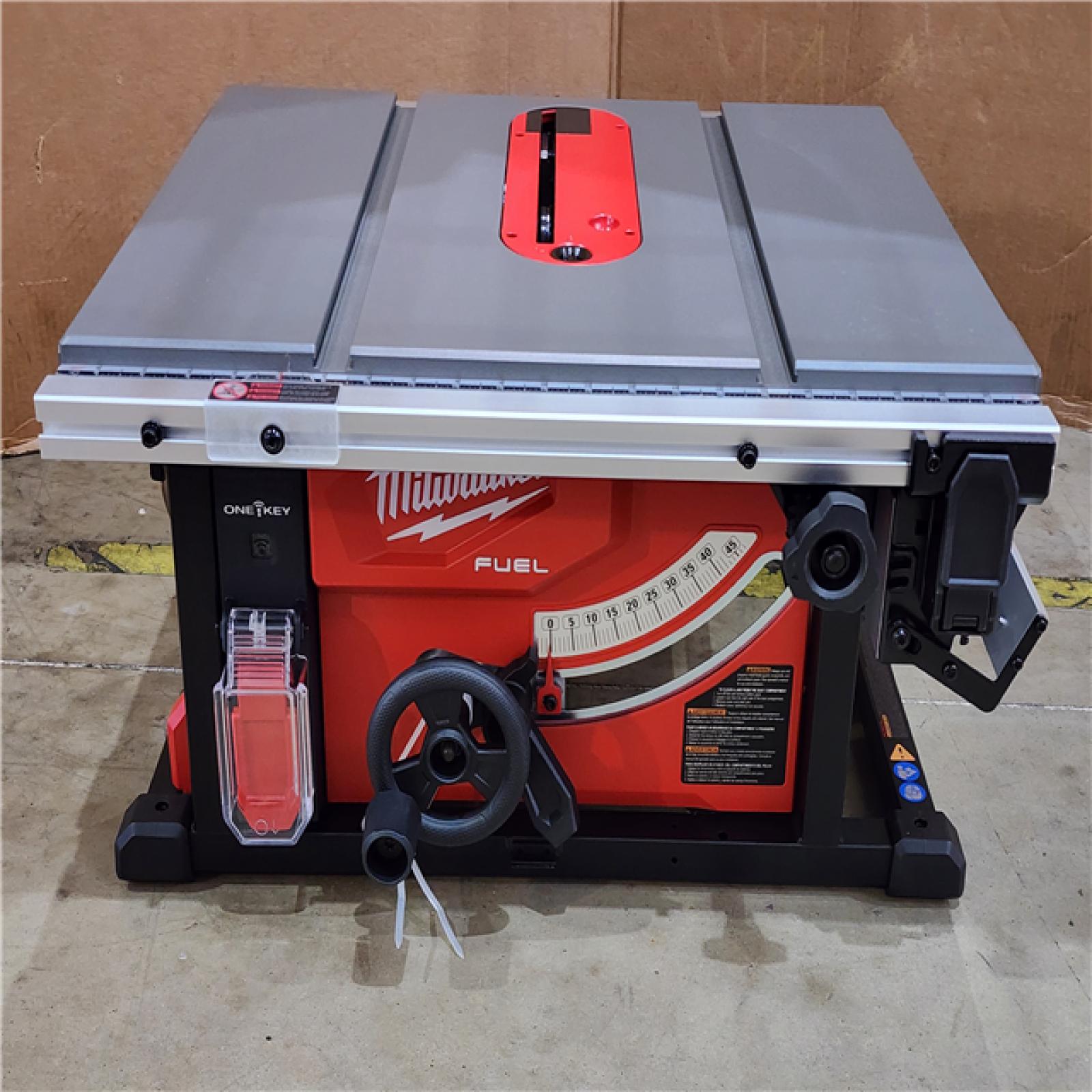 HOUSTON LOCATION - AS-IS Milwaukee M18 FUEL ONE-KEY 18-Volt Lithium-Ion Brushless Cordless 8-1/4 in. Table Saw (Tool-Only)