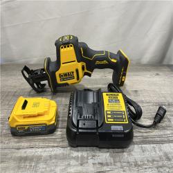 AS-IS DEWALT Atomic 20-Volt Maximum Cordless Brushless Compact Reciprocating Saw Kit