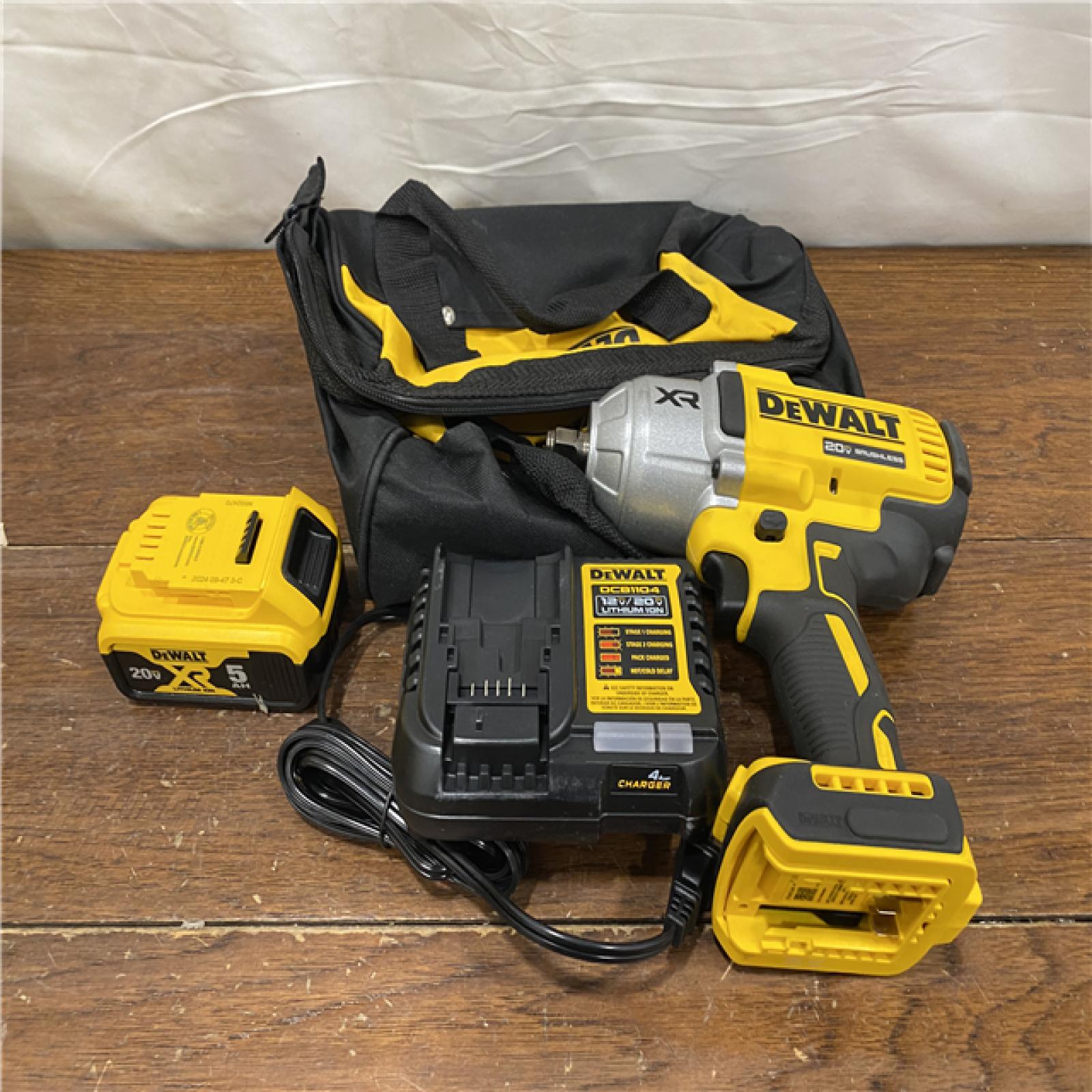 AS-IS 20V MAX Lithium-Ion Cordless 1/2 in. Impact Wrench Kit