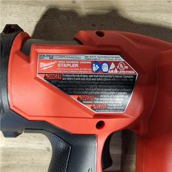 HOUSTON LOCATION - AS-IS MILWAUKEE FUEL 18-Volt Lithium-Ion Brushless Cordless 18-Gauge 1/4 in. Narrow Crown Stapler (Tool-Only)