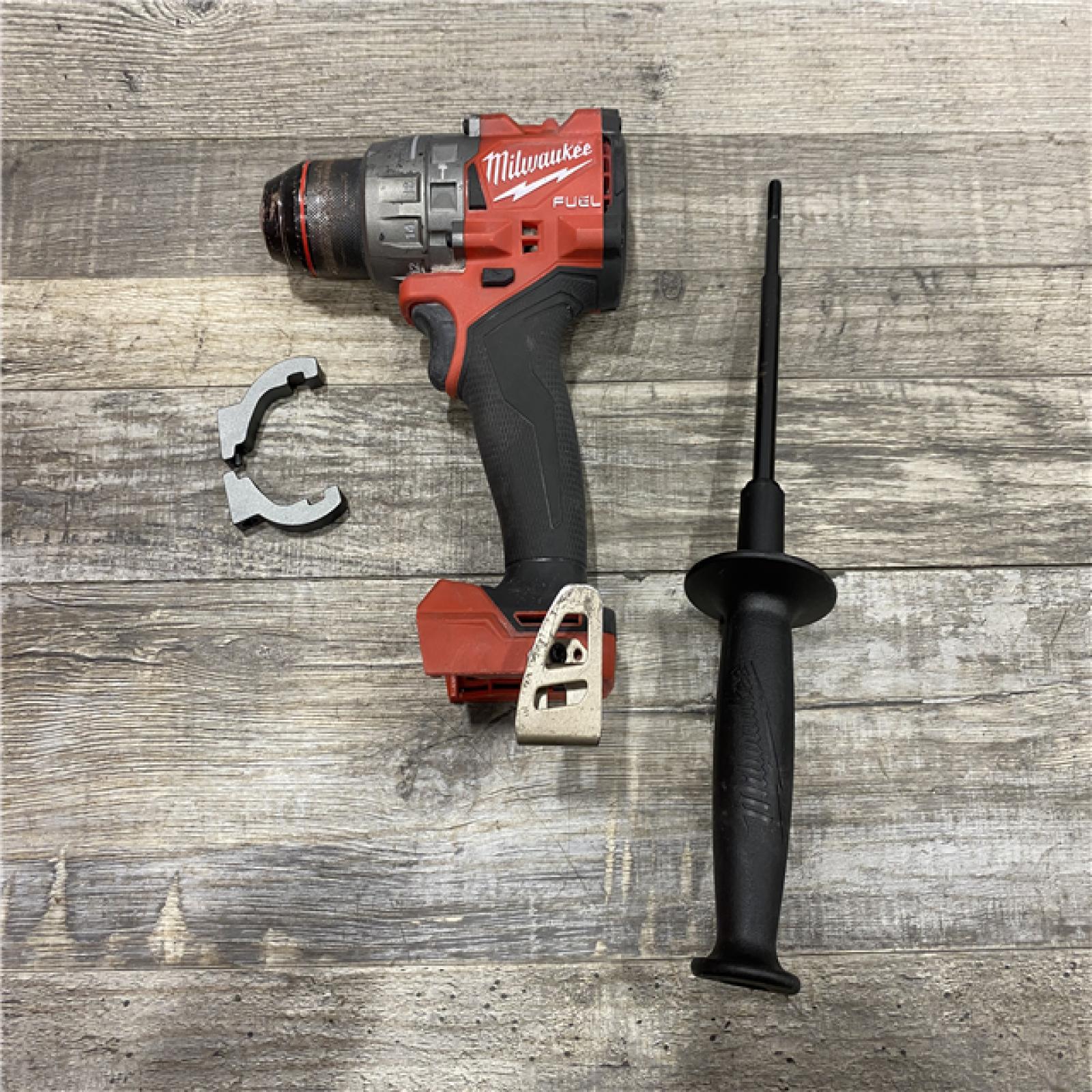 AS-IS Milwaukee FUEL 18V Lithium-Ion Brushless Cordless 1/2 in. Hammer Drill/Driver (Tool-Only)