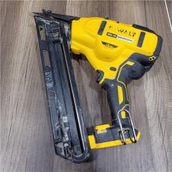 AS-IS  DEWALT 20V MAX XR 15 Ga. Cordless 34 Deg Nailer 20 V