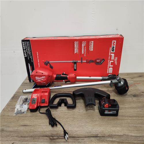 Phoenix Location NEW Milwaukee M18 FUEL 18V Lithium-Ion Brushless Cordless String Trimmer with QUIK-LOK Attachment Capability and 8.0 Ah Battery
