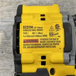 AS-IS DEWALT Atomic 20V Lithium-Ion Cordless Compact 1/2 in. Drill/Driver Kit