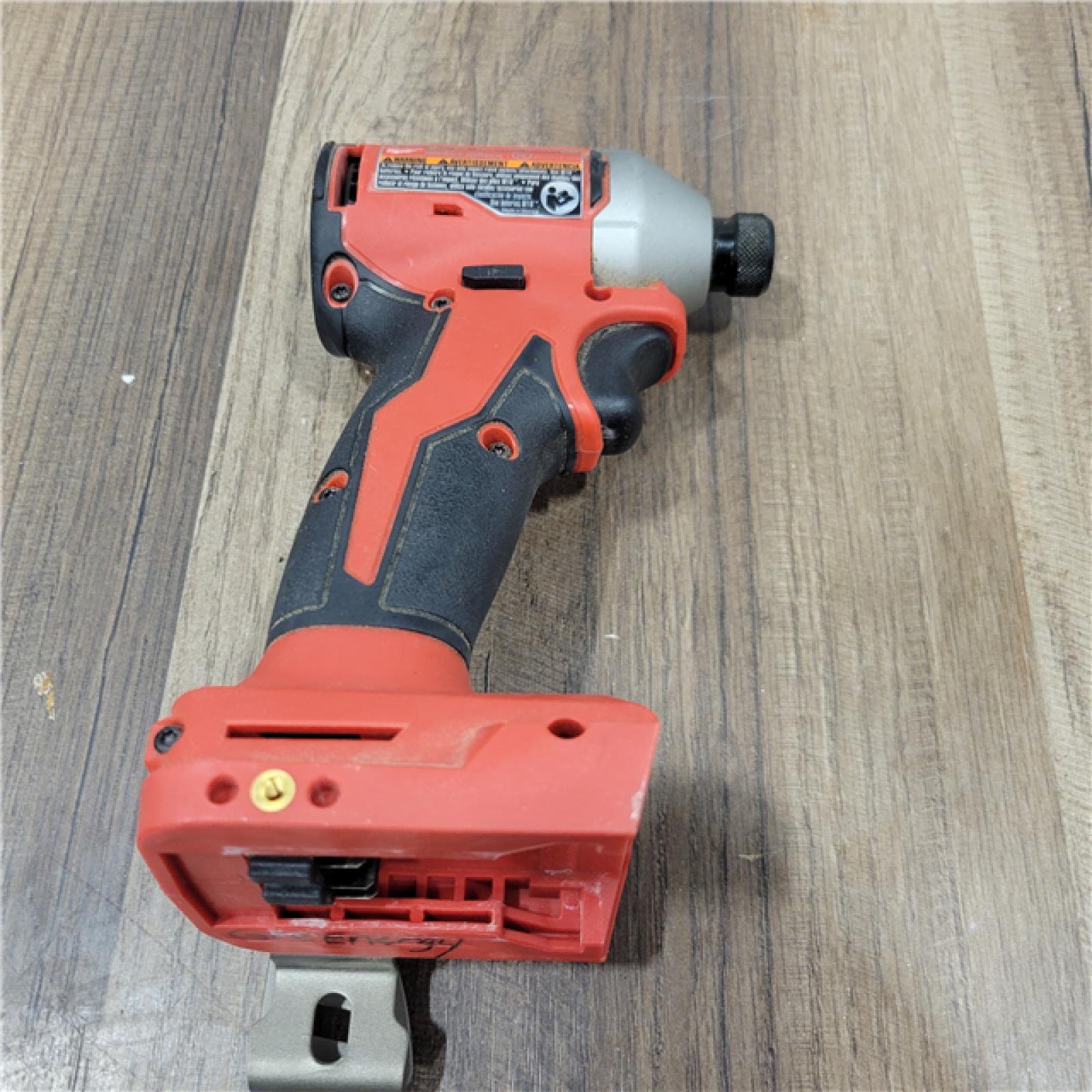 AS-IS Milwaukee  M18 18V Lithium-Ion Brushless Cordless 1/4 in. Compact Impact Driver (Tool Only)